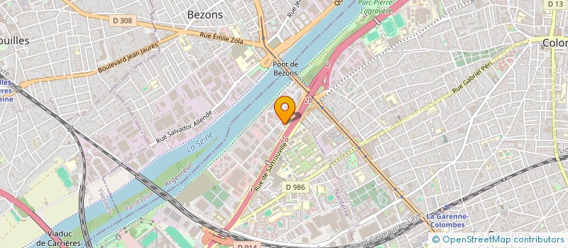 localisation de l'entreprise BOTTIN à NANTERRE