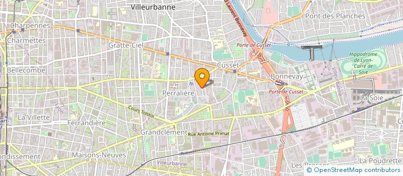 localisation de l'entreprise BOTTINES ET BOTTILLONS SERVICES à VILLEURBANNE