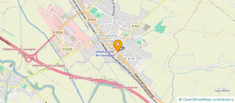 localisation de l'entreprise BOTTOM-UP  VILLEFRANCHE-DE-LAURAGAIS