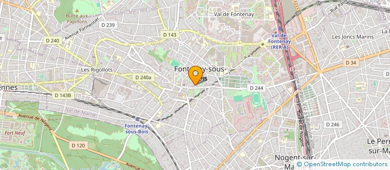 localisation de l'entreprise BOTTON & LIADAMSO à FONTENAY-SOUS-BOIS