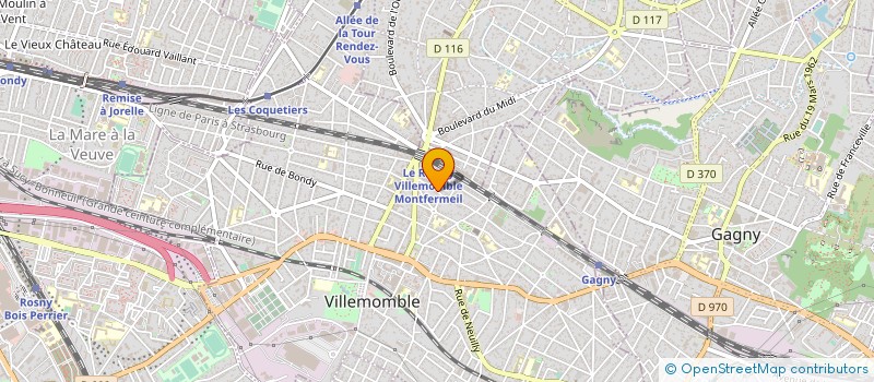localisation de l'entreprise BOTTOU à VILLEMOMBLE