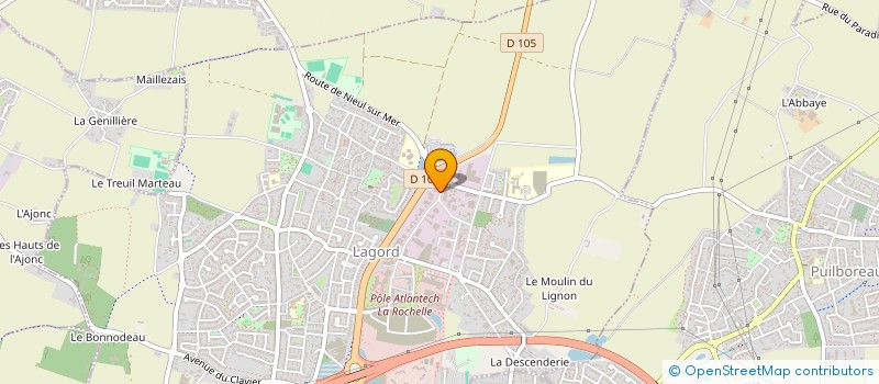 localisation de l'entreprise BOTTY à LAGORD