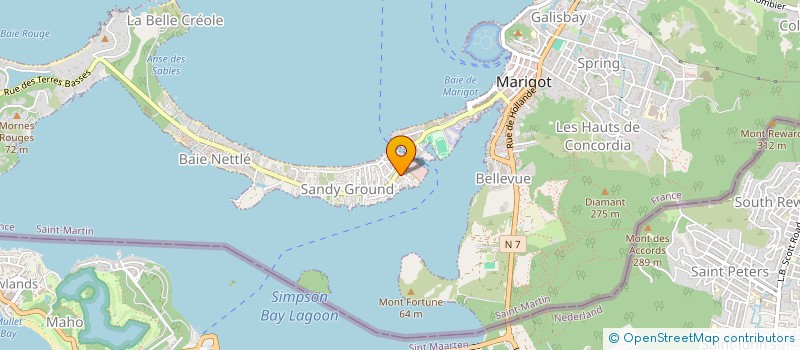 localisation de l'entreprise BOTZ MARINE à SAINT-MARTIN