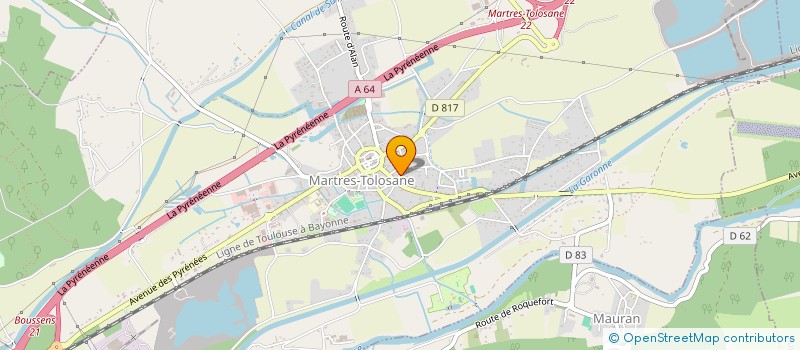 localisation de l'entreprise BOU & BOU  MARTRES TOLOSANE