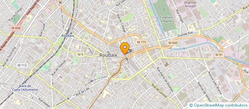 localisation de l'entreprise BOU D BROUSSE à ROUBAIX