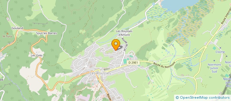 localisation de l'entreprise BOU INVEST  LES ROUSSES