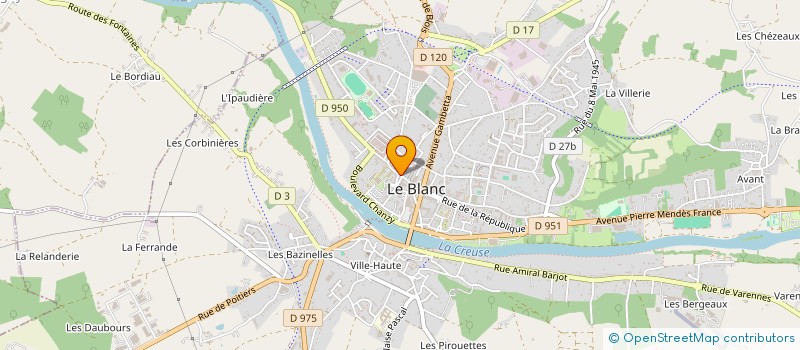 localisation de l'entreprise BOU TOUTI à LE BLANC