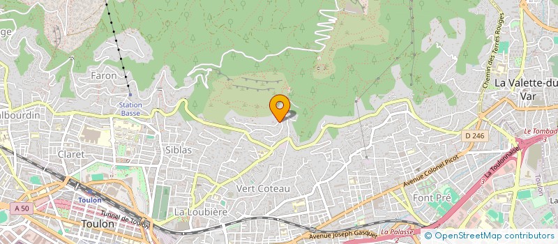 localisation de l'entreprise BOU2MER  TOULON