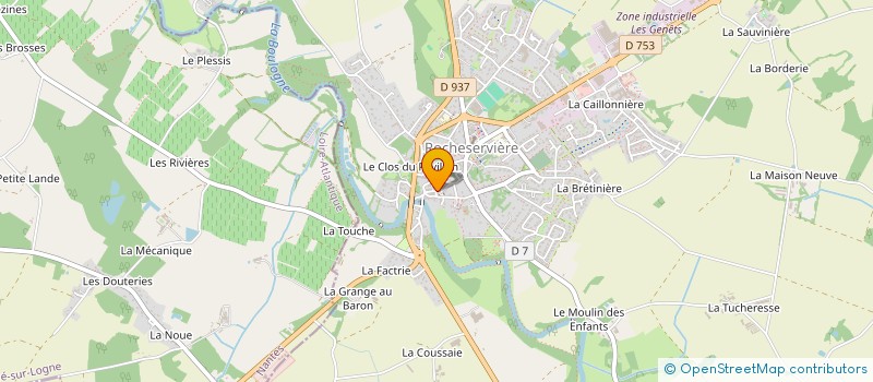 localisation de l'entreprise BOUAINE ROCHESERVIERE 2008  ROCHESERVIERE