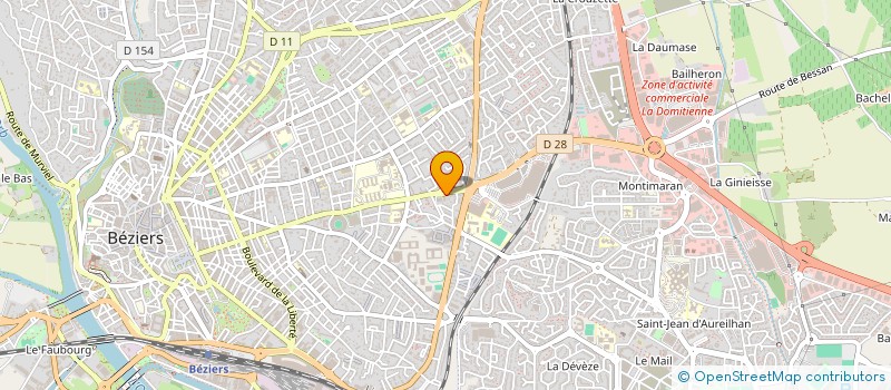 localisation de l'entreprise BOUAKKA à BEZIERS