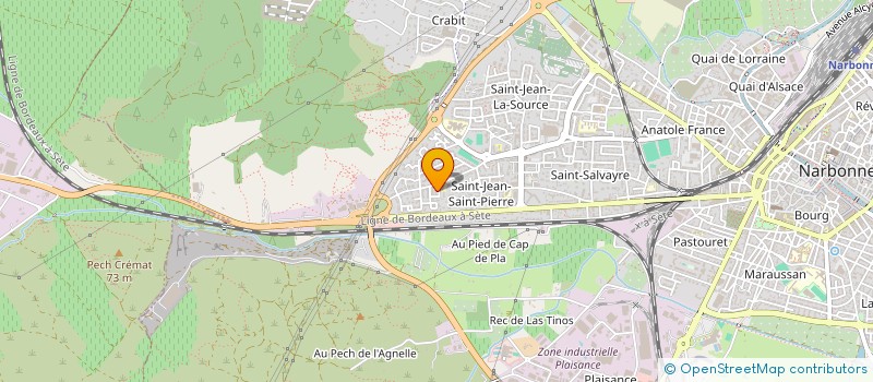 localisation de l'entreprise BOUAKKA SERVICE  BEZIERS