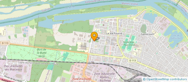 localisation de l'entreprise BOUALEM-SAMIR-COUVERTURE- B.S.C  MANTES-LA-JOLIE