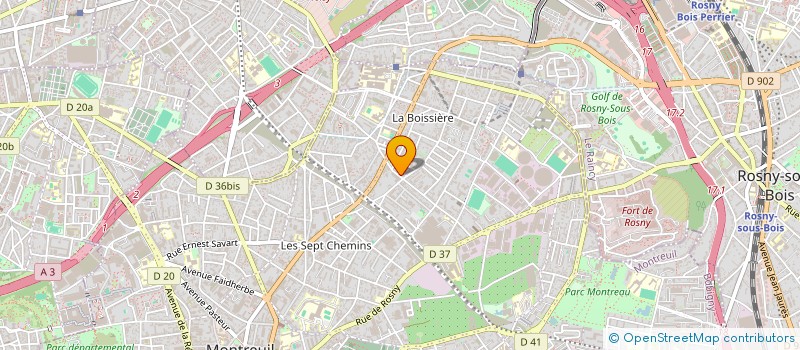 localisation de l'entreprise BOUALIA TRANSPORT à MONTREUIL
