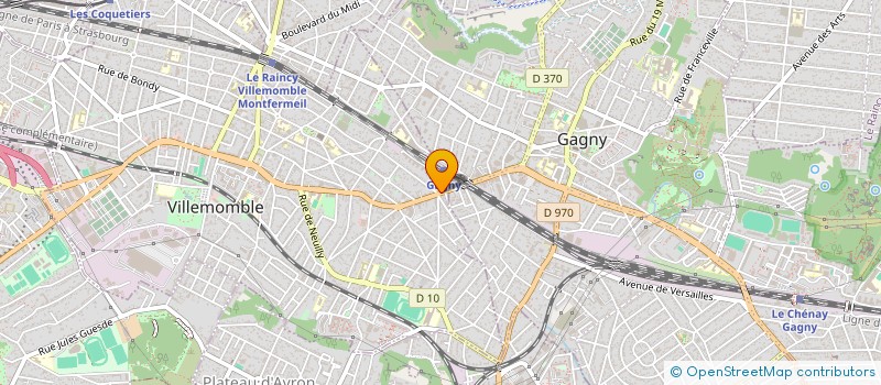 localisation de l'entreprise BOUALIL A ET NACIRY M à VILLEMOMBLE