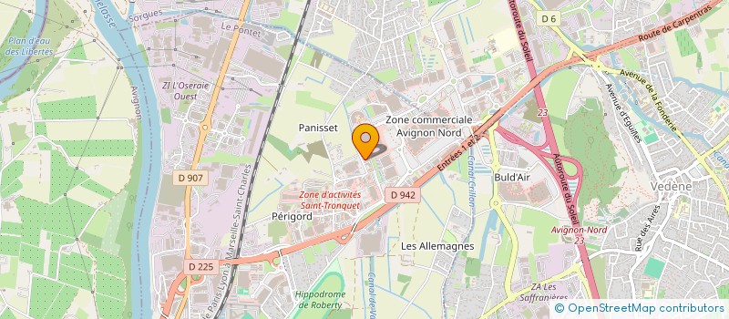 localisation de l'entreprise BOUALOUAN SAINT TRONQUET  LE PONTET