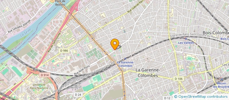 localisation de l'entreprise BOUAMRANE AMAR MEDJAR SALEM à COLOMBES