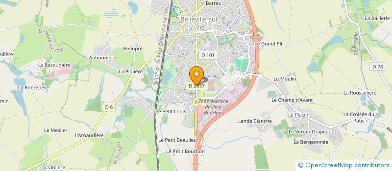 localisation de l'entreprise BOUANCHEAU PATRICK  SAINT-DENIS-LA-CHEVASSE