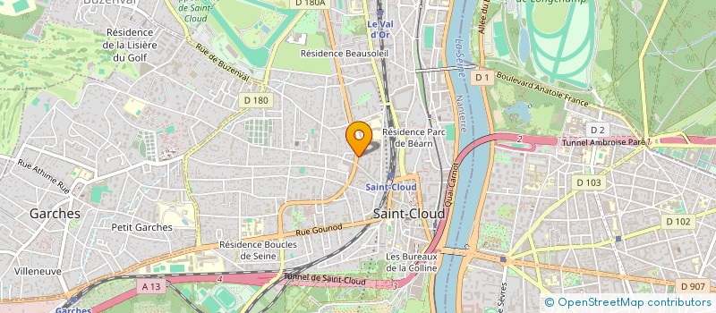 localisation de l'entreprise BOUANOU RACHID ET BOUANOU MOKRANE à SAINT-CLOUD