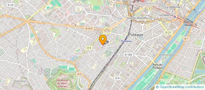 localisation de l'entreprise BOUAOUINA IMMO  PUTEAUX