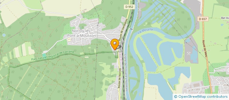 localisation de l'entreprise BOUARD INFANTI  NORROY-LES-PONT-A-MOUSSON