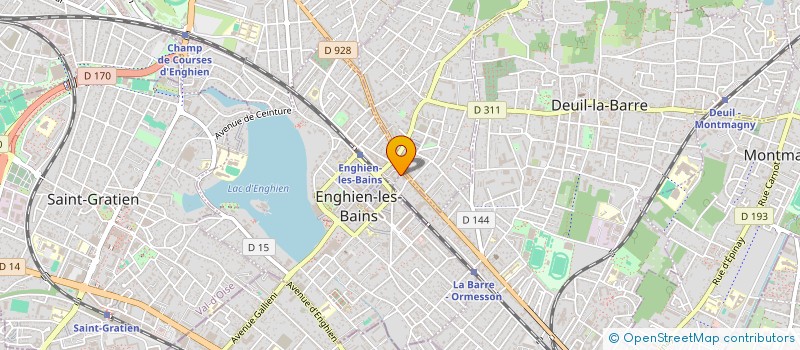 localisation de l'entreprise BOUARGOUB HOLDING  ENGHIEN LES BAINS