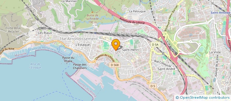 localisation de l'entreprise BOUAUD à MARSEILLE