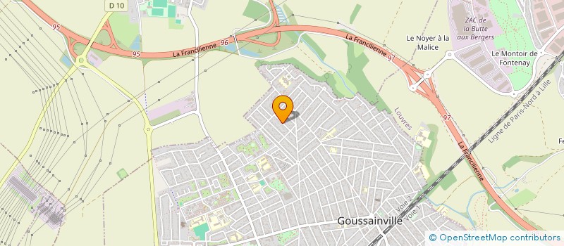 localisation de l'entreprise BOUAZIZ BTP à GOUSSAINVILLE