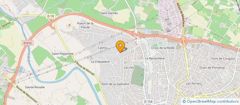 localisation de l'entreprise BOUAZZA à BEZIERS