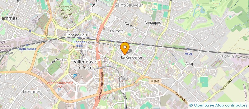 localisation de l'entreprise BOUAZZATI à VILLENEUVE-D'ASCQ