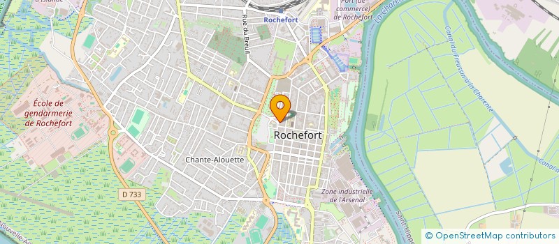 localisation de l'entreprise BOUBA  ROCHEFORT