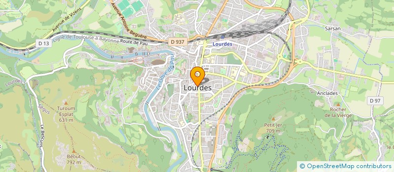 localisation de l'entreprise BOUBA à LOURDES