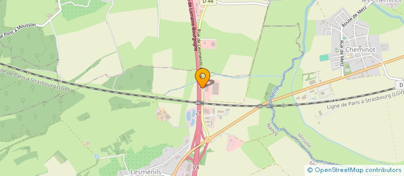 localisation de l'entreprise BOUBA SARREBOURG  LESMENILS