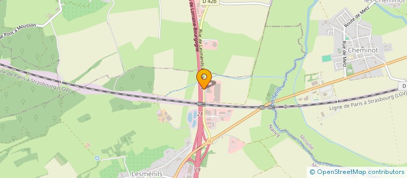 localisation de l'entreprise BOUBA SAVERNE  LESMENILS