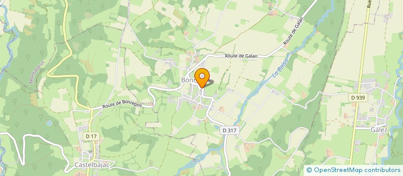 localisation de l'entreprise BOUBAMARA PRODUCTION  BONREPOS