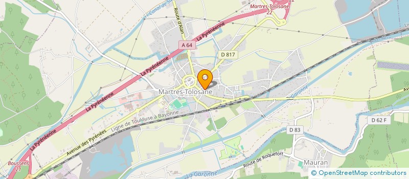 localisation de l'entreprise BOUBE-BOULET  MARTRES-TOLOSANE