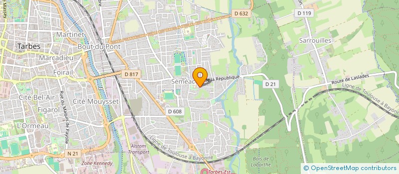 localisation de l'entreprise BOUBEE-DUPONT EAU ENVIRONNEMENT  SEMEAC