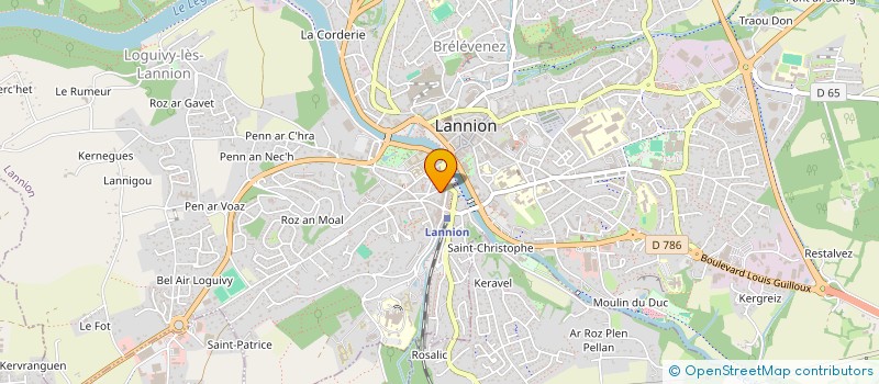 localisation de l'entreprise BOUBENNEC IMMO SERVICES à LANNION