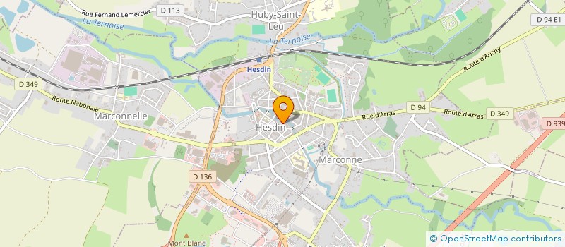 localisation de l'entreprise BOUBERT IMMOBILIER  HESDIN-LA-FORET