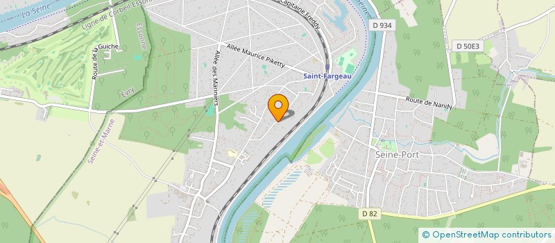 localisation de l'entreprise BOUBES-ATLANTIQUE  SAINT-FARGEAU-PONTHIERRY