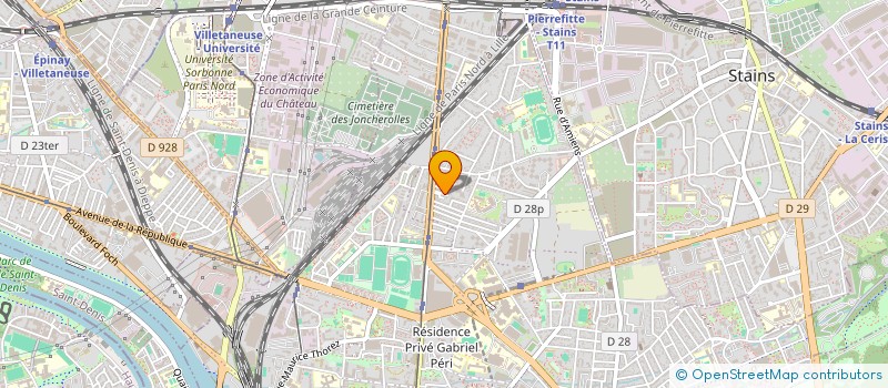 localisation de l'entreprise BOUBES LAPORTE à PIERREFITTE-SUR-SEINE