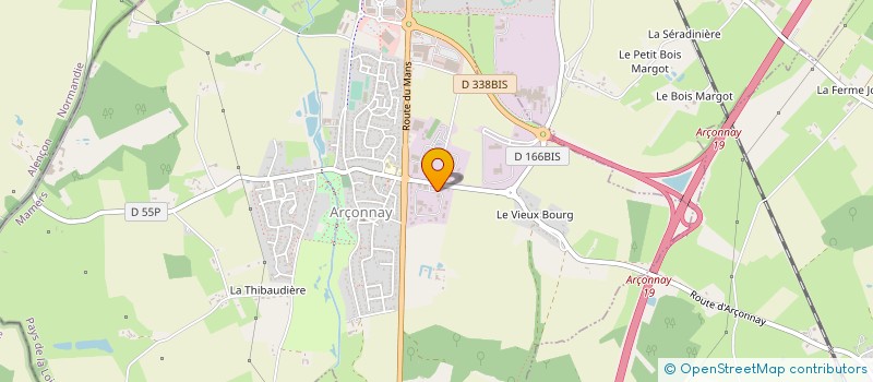 localisation de l'entreprise BOUBET SERVICES à ALENCON