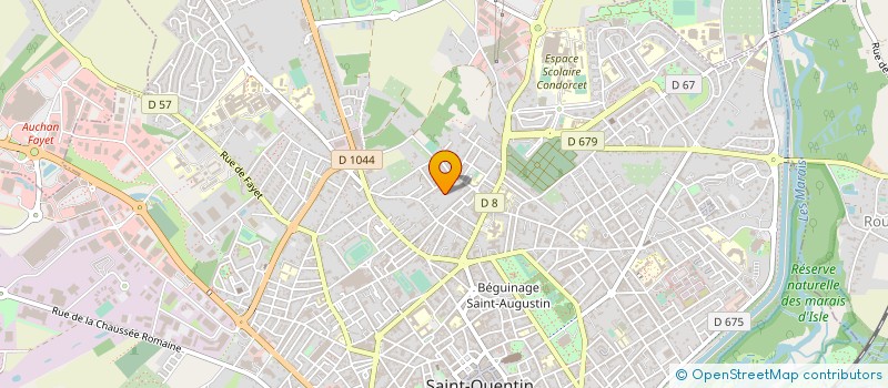 localisation de l'entreprise BOUBIELA MORET à SAINT-QUENTIN