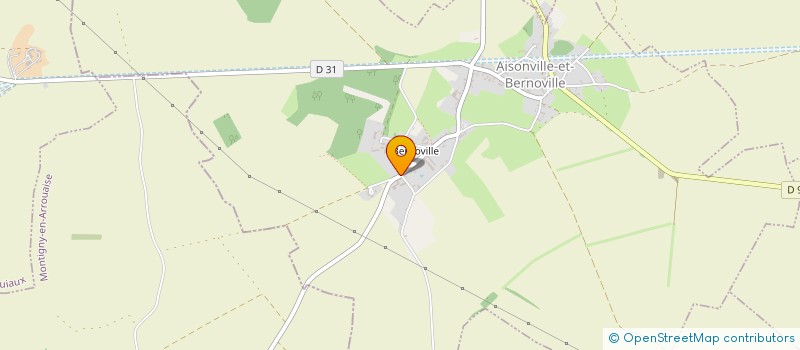localisation de l'entreprise BOUBIMMO  AISONVILLE-ET-BERNOVILLE