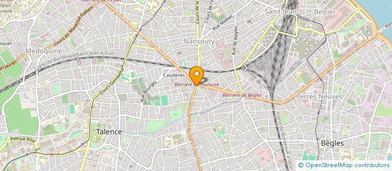 localisation de l'entreprise BOUBOU à BORDEAUX