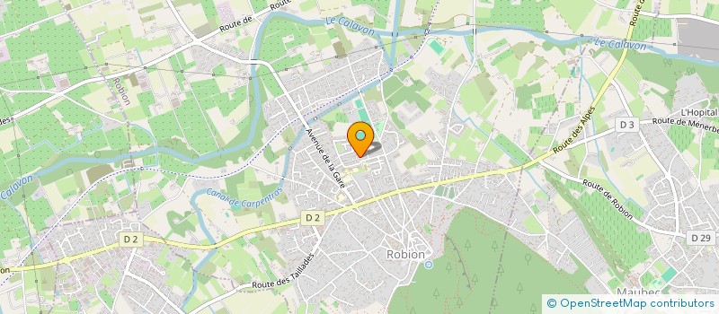 localisation de l'entreprise BOUBOU  ROBION