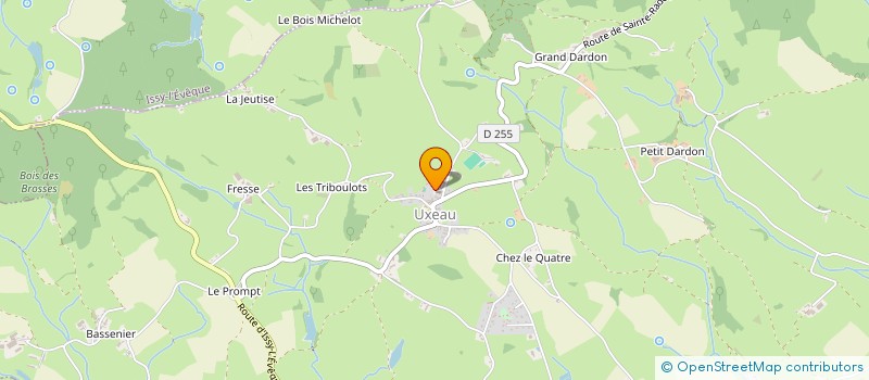 localisation de l'entreprise BOUBOU'JUMP  UXEAU