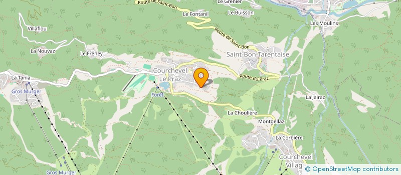 localisation de l'entreprise BOUC BLANC à COURCHEVEL