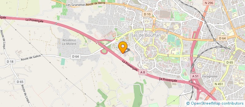localisation de l'entreprise BOUC LOCATION AMENAGEMENT à AIX-EN-PROVENCE