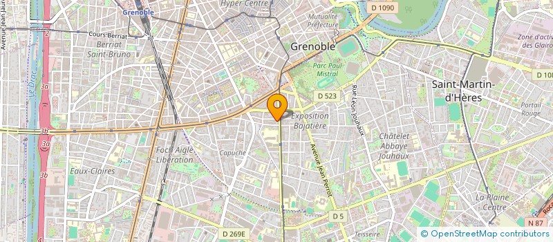 localisation de l'entreprise BOUCAN à GRENOBLE