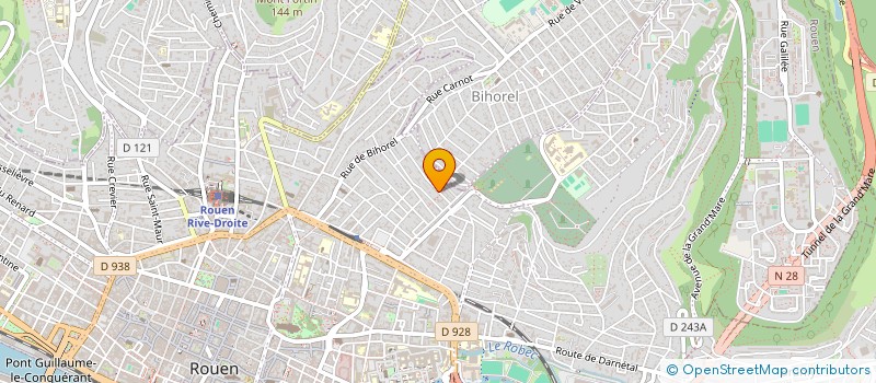 localisation de l'entreprise BOUCAN à ROUEN